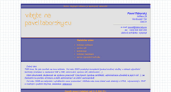 Desktop Screenshot of pavel.taborsky.eu